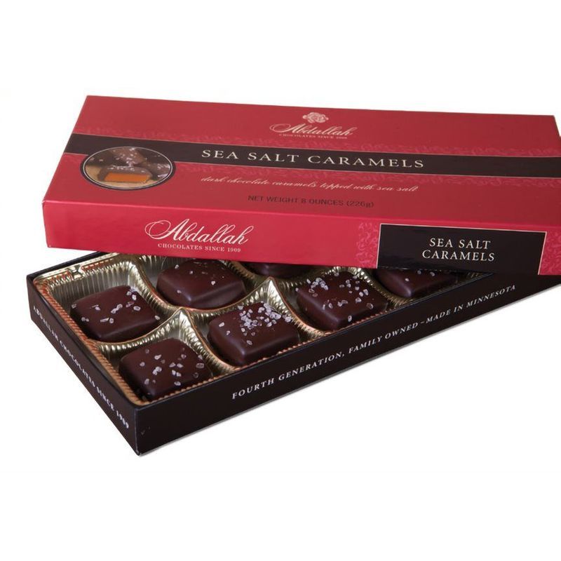 Abdallah Sea Salt Caramels Dark Chocolate